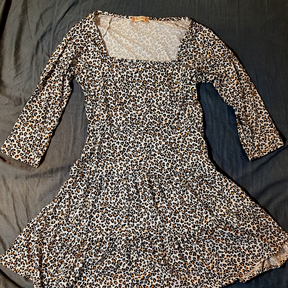 Altard State Leopard pattern dress Size L